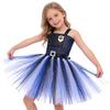 Zoo2 Judy Roleplay Hopps Costume Height100-160 Police Officer Puffy Costume Rabbit Sheriff Tutu Dress Hat Halloween Suits