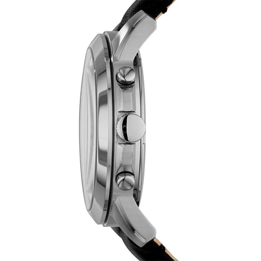 Fossil Men's Chronograph Watch - Leather Strap, Three Dial, Business Casual Daily Wear FS4990