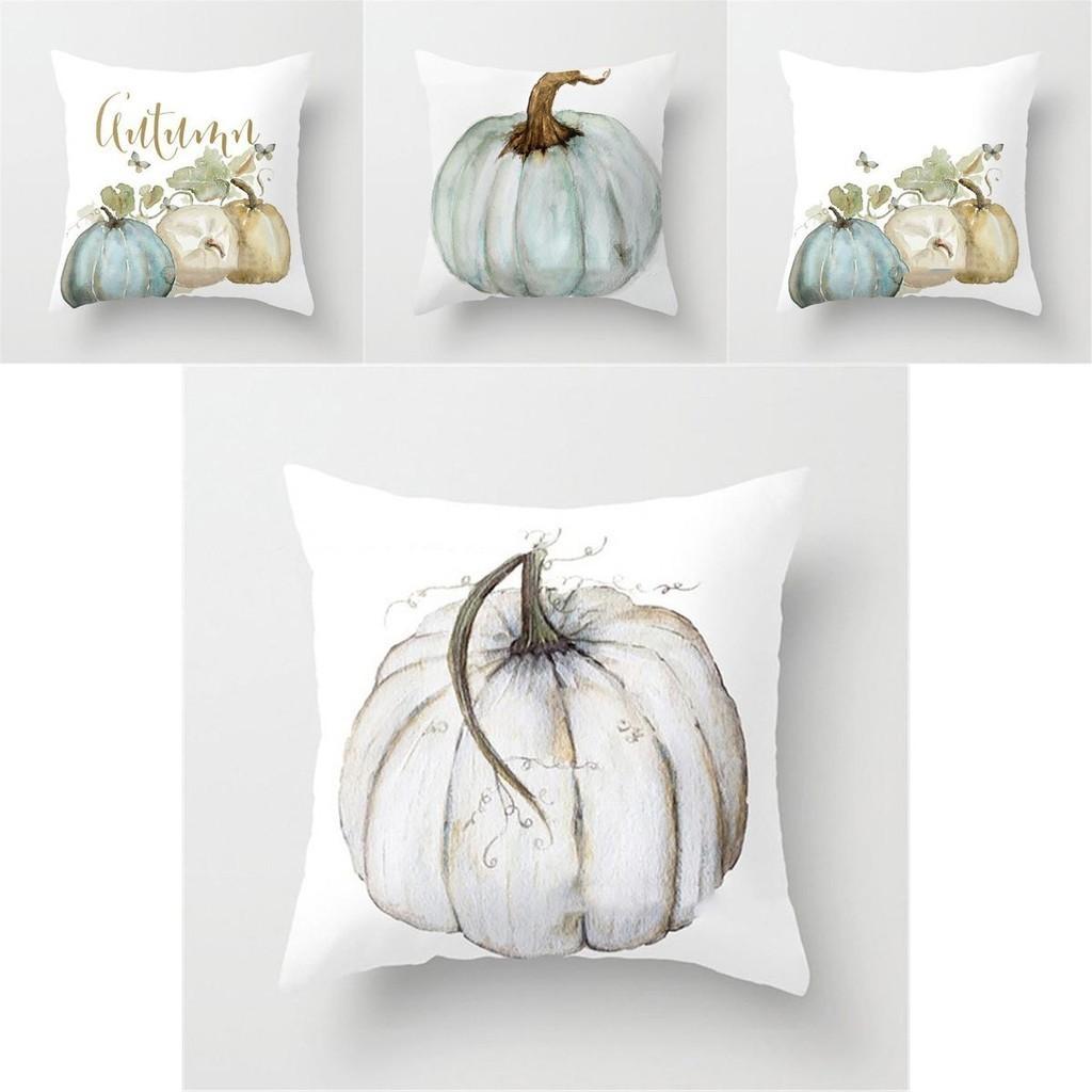 Elegant Watercolor Pumpkin Cushion Cover Pillow Case Adds Festive Charm To Any Room