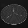 Transparent White Lathe Woodworking Tool Round Ruler  Woodworking and Lathe Work for Bowl Making