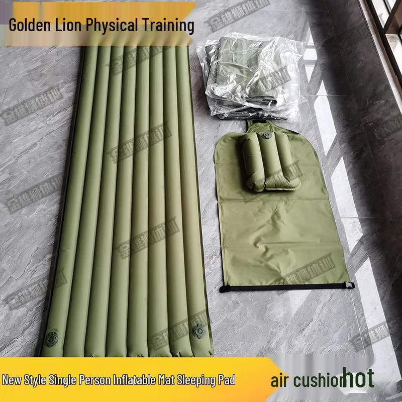 Portable Inflatable Sleeping Mat with Pillow