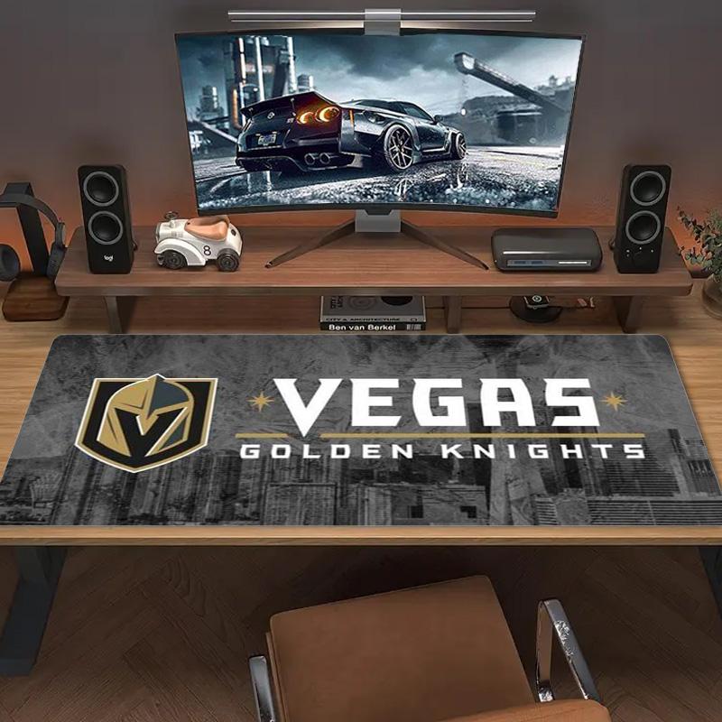 Vegas Golden Knights Color Mouse Pad Large Gaming Table Cushion Non-slip Laptop Tablet Big Mousepad XXL Mat Mini PC Playmat With Lock edge