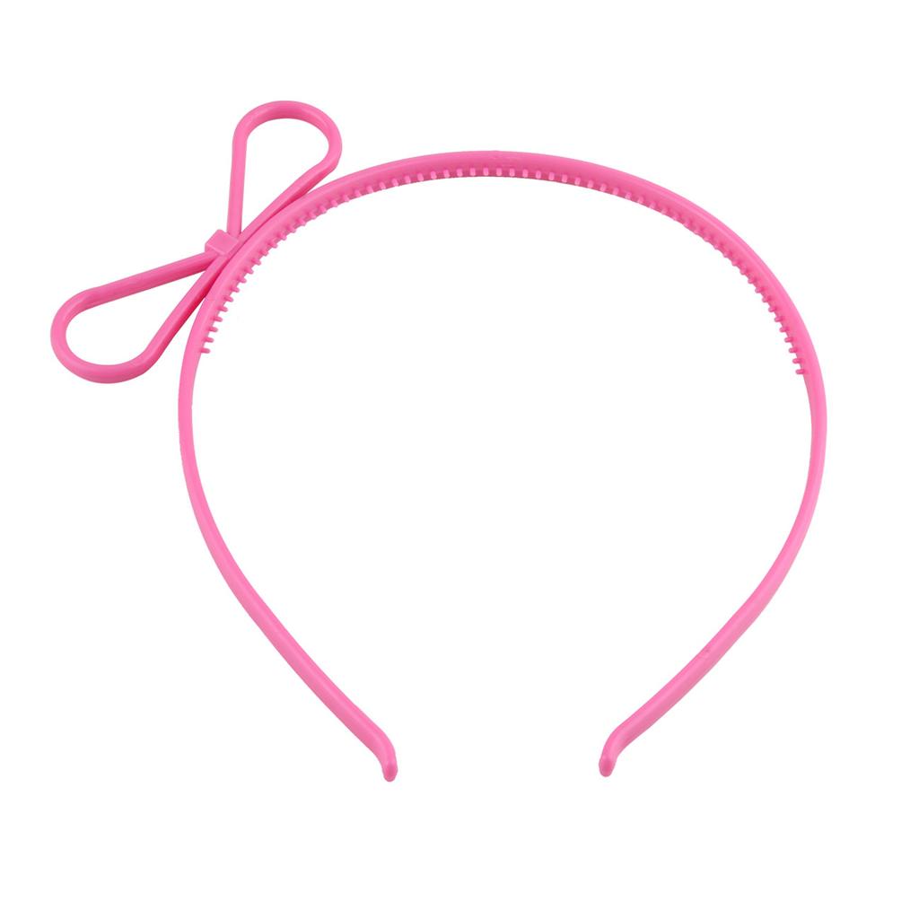 Plastic Cat Ear Headbands Cute Crown Headbands Rabbit Bunny Headbands Candy Colors (Bow Style)