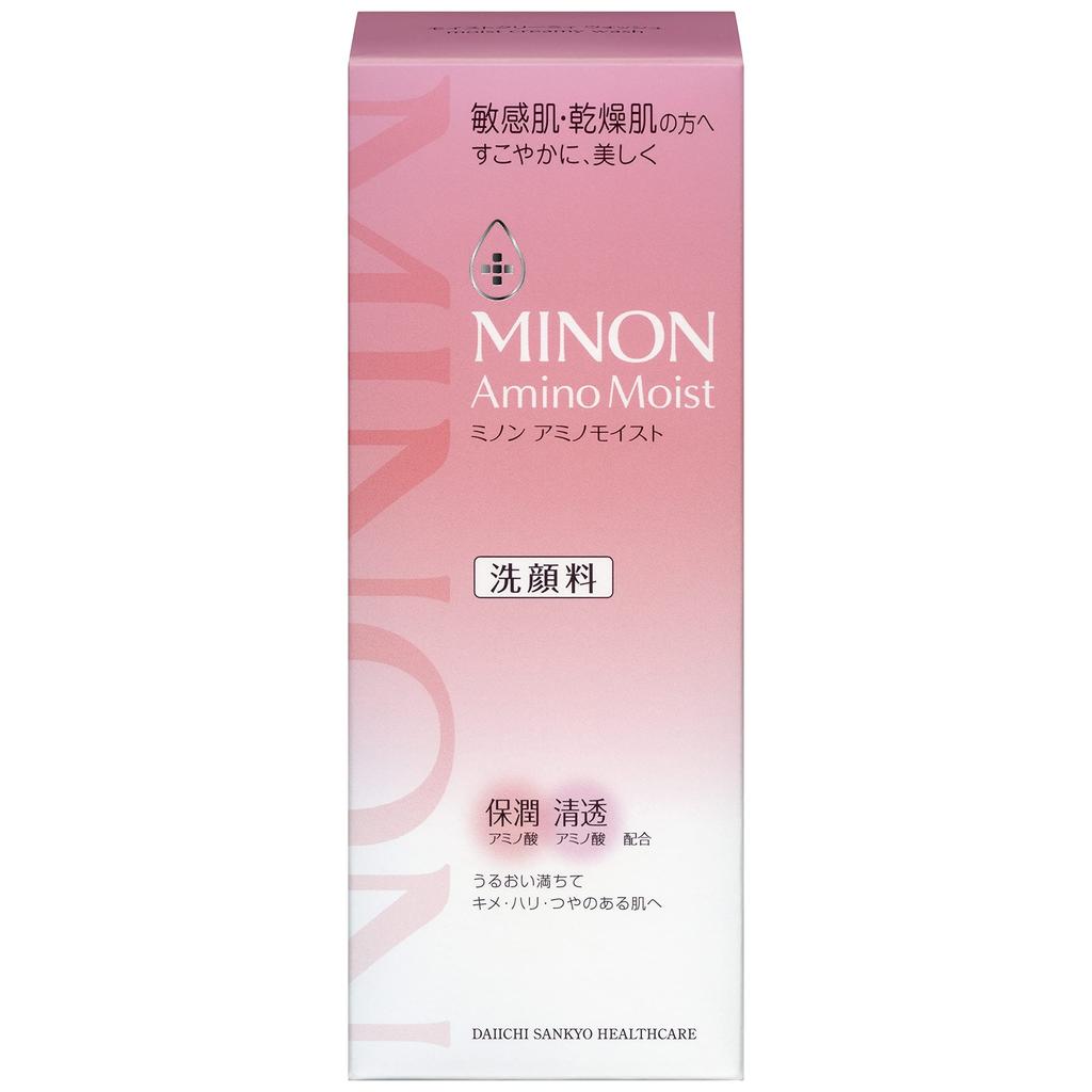 Nettoyant visage crémeux et hydratant MINON 100 g pour peaux sensibles et sèches | Nettoyant pâteux à la mousse fine et au lait hydratant
