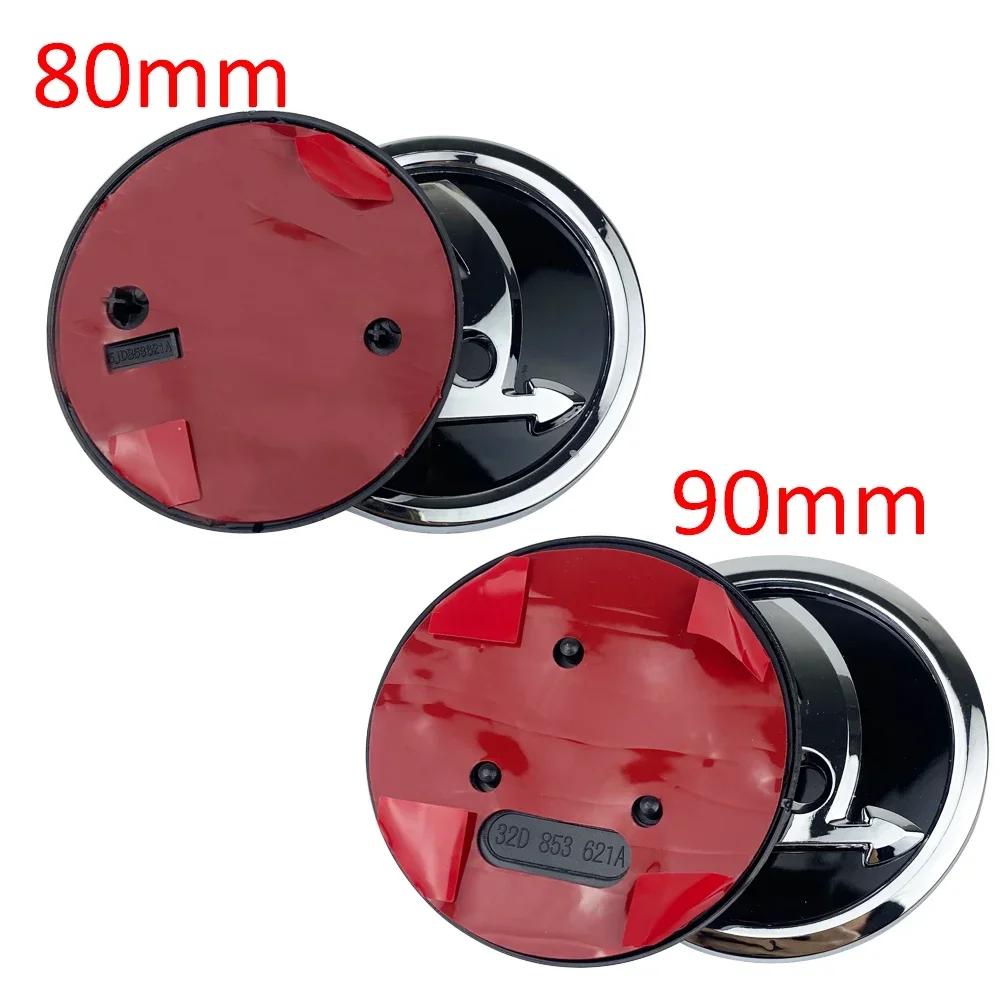 

Car Sticker 2025 Hot 2Pcs 80mm 90mm Emblem For Skoda Fabia 1 2 Octavia a7 RS Superb Rapid Yeti Karoq Vision Car Head Front Rear 2x80mm