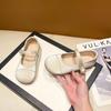 Girls leather shoes new spring and autumn children's baby shoes soft sole princess little girl single shoes Mary Jane