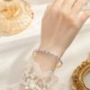 Metal Cloisonne Bracelet Retro Enamel Flower Bangle Closed End Enamel Bracelet  Ethnic Style