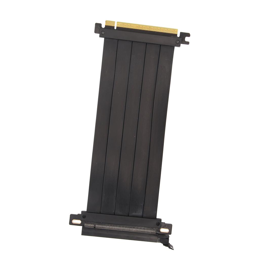 PCIE 4.0 X16 Extender Riser Cable High Shielding Property 180 Degree Flexible PCIE 4.0 Extension Cable for Graphics Card