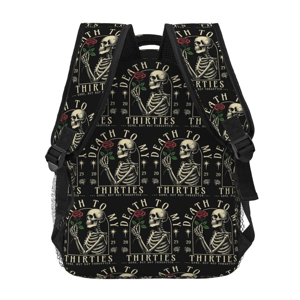 Tod meinen 30ern 40. Geburtstag Rucksack Schüler Jungen Mädchen Buchtasche Kinder Schultasche Computer Umhängetaschen für Männer Frauen