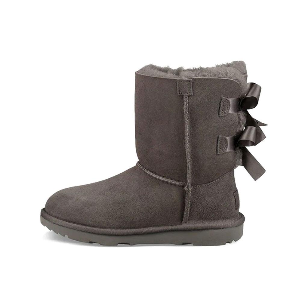UGG Bailey Bow II Boot Grey (Kids) Kids Sneakers 1017394K-GREY