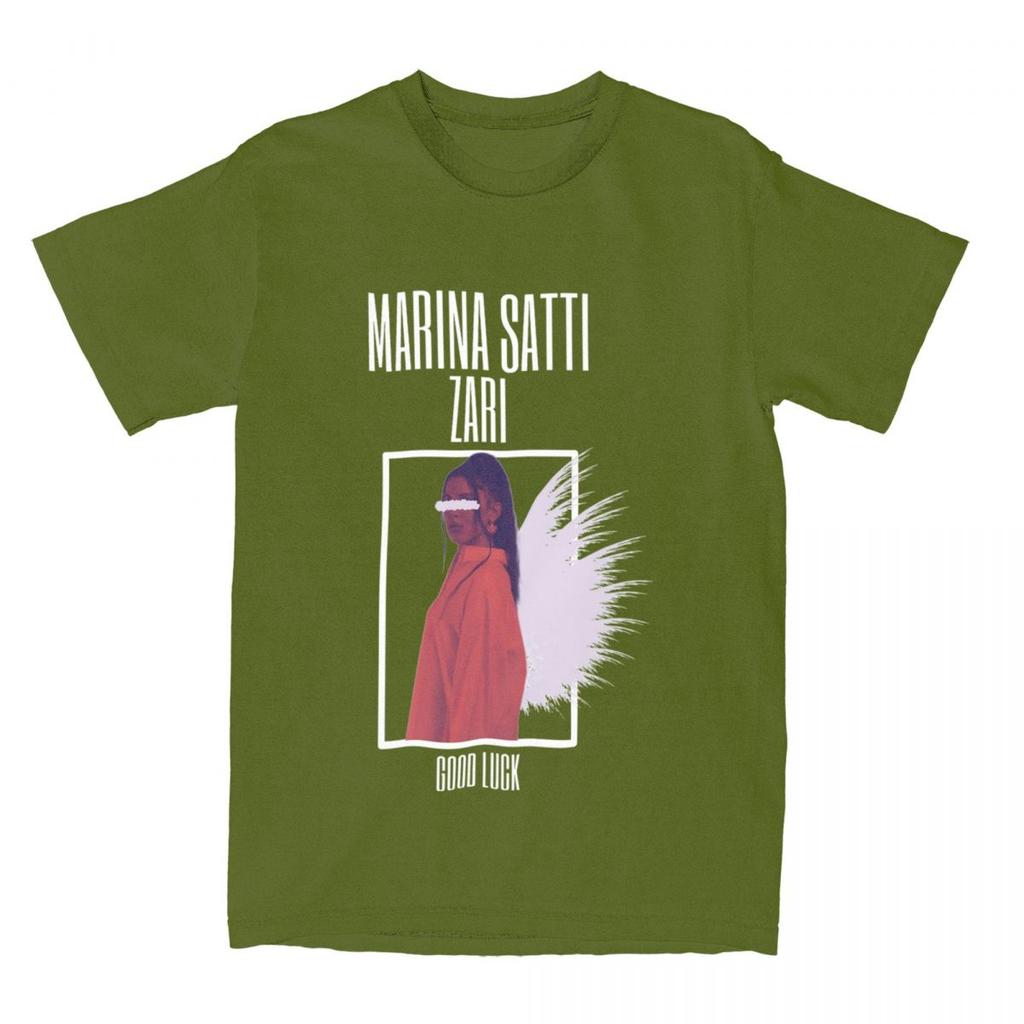 Summer Men Women's Greece Marina Satti Zari T Shirts Accessories Eurovision Song Contest Cotton T-shirt Clothes