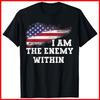 Ich bin der Feind im Inneren Schwarzes Baumwoll-T-Shirt S-5XL