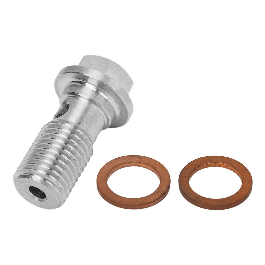 Bullone banjo M11 X 1.25 23mm Alta Capacità di Carico Metallo Costruzione Solida per Sistema Olio Carburante