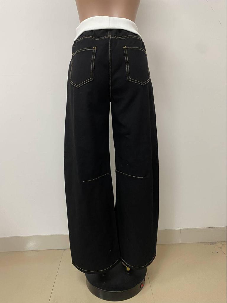 Vintage Faded Denim Loose Straight-Leg Ripped Jeans for Women - European & American Street Retro Style