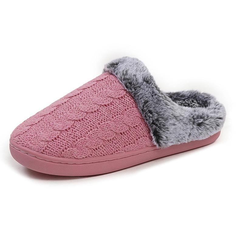 Warm Winter Slippers Woman Designer Fluffy Woman Slippers Soft Sole Women's Home Slippers New Footwear Female House Shoes