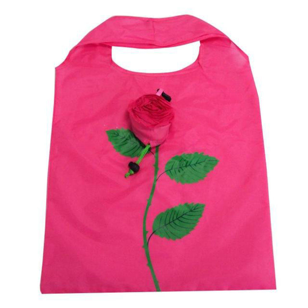 Storage Eco Reusable Travel Grocery Foldable Shopping Rose Flower Storage