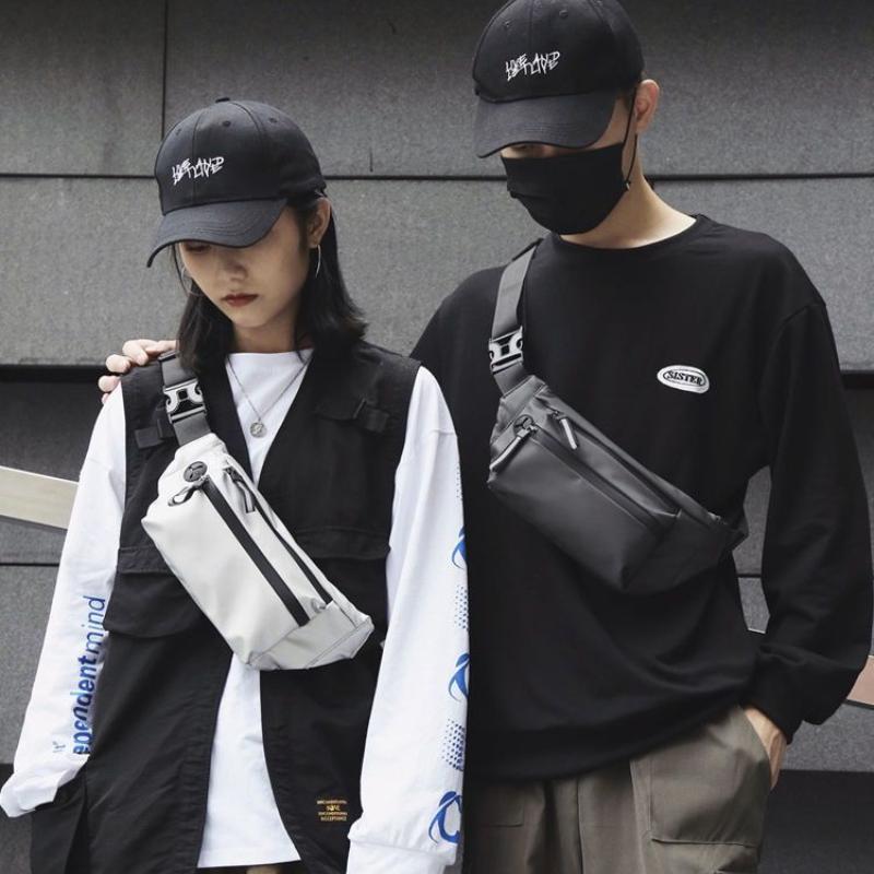 Geantă pentru bărbați în talie, impermeabilă, la modă, coreeană, personalizată, pentru sporturi în aer liber, pentru telefon mobil