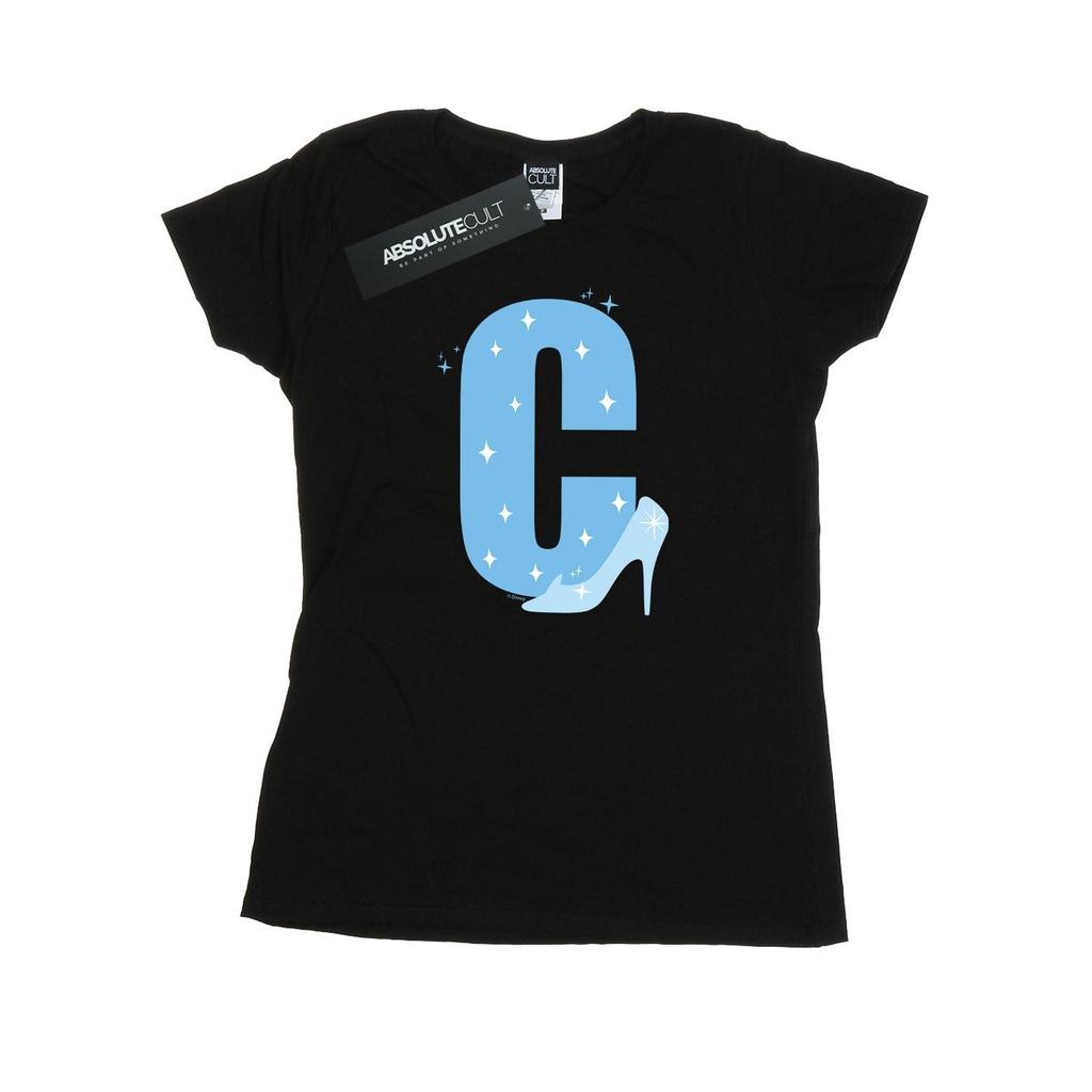 Disney Womens/Ladies Alphabet C Is For Cinderella Cotton T-Shirt