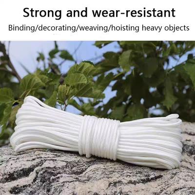 100m Wäscheleine Outdoor Weiß Multifunktionale Seile Zelt Lanyard Riemen Mehrere Größen von Seilen Starkes Seil Outdoor-Zubehör