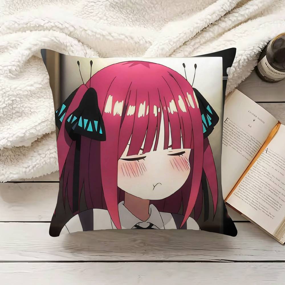 NNino NNakano Anime Pillow Cover Sofa Cushion Cover Home Room Decoration Children Gift