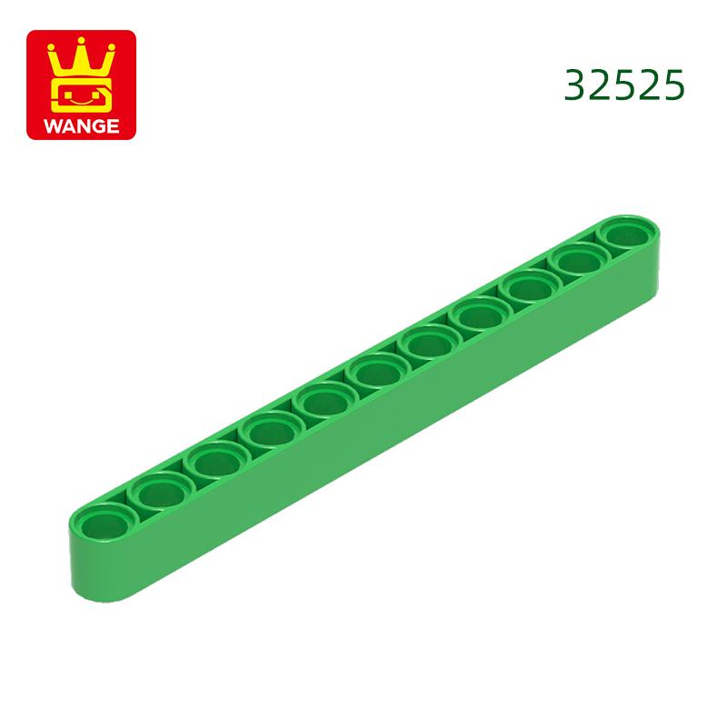35Pcs/lot 32525 1x11 Thick Hole Block Moc Colours Accessories Compatible with with Brick DIY Children's Toy Building Assembly Parts