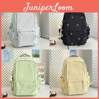 Jugendlicher Nylon-Rucksack für Mädchen mit großem Fassungsvermögen und ergonomischen Schultergurten für den Schulgebrauch