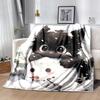 1 Stück Schneemann & Süße Katze Decke Weich Warm, Wohnzimmer, Reise, Camping, Auto Decken