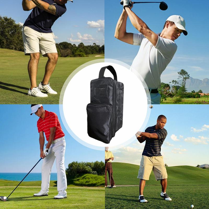 Golf Shoe Bag Golf Accessories Organizer Shoe Carrier Bag For Enthusiasts Professionals Players Travel Club Tournament Course