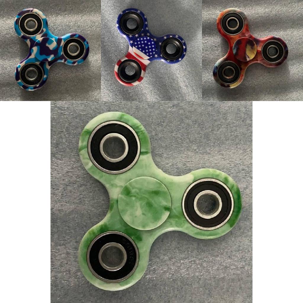 Creative Fidget Spinner Toy With Metal Alloy Blades For Children And Students