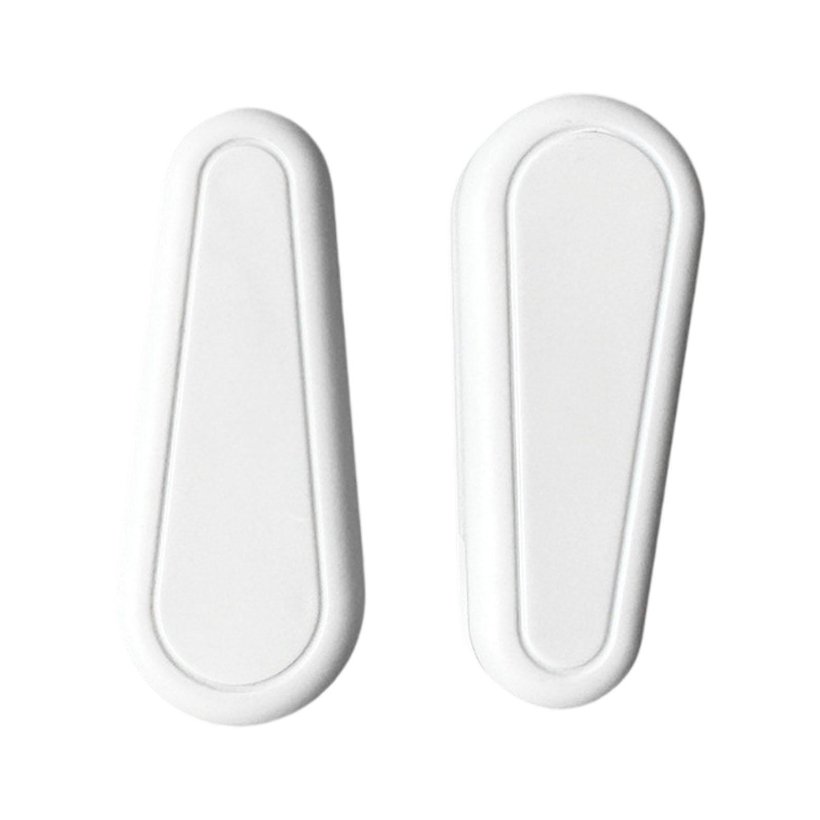 

2pcs Curtain Bead Chain Counterweight Handle Repair Parts Rolling Rope Handle Smooth Surface White Simple Assembly