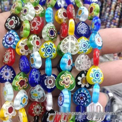 Chihana Glass Flower Bead Bracelet DIY Jewelry Materials