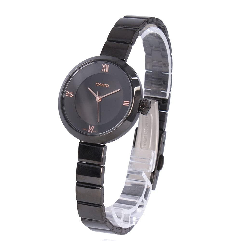 

CaSio DreSS Ltp E154b 1a [] CaSio CaSio Standard DreSS Watch женские кварцевые металлические черные