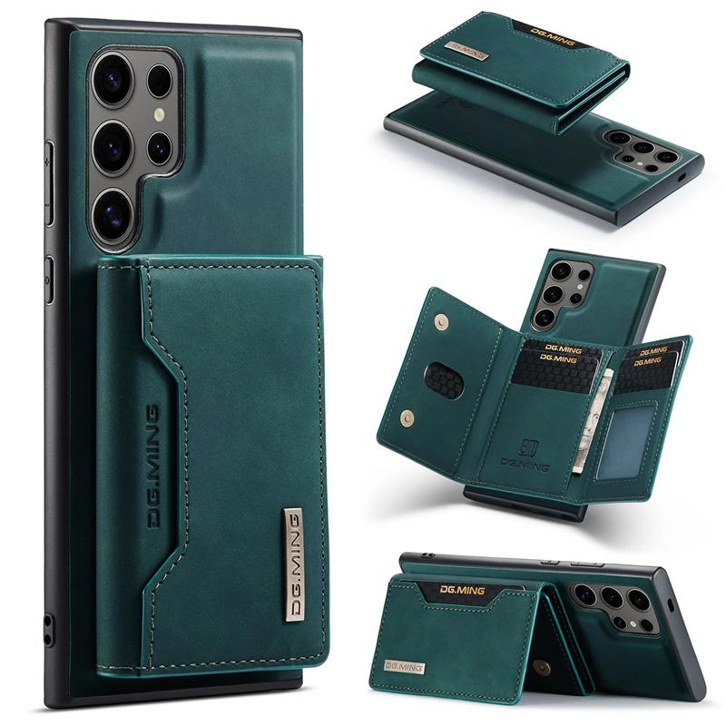 PU Leather Magnetic Detachable Phone Case Card Holder Wallet Stand for Samsung S21 S22 S23 S24 Ultra S25FE A55 A53 A54