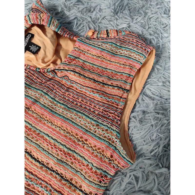 French style Texture round Neck Slim fit Flattering Knitted Elastic Fabric Hollow Vacation Split Long dress Temperament Dress