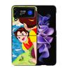 Heidi Cartoon Phone Case For Samsung Z Flip 7 6 5G Galaxy Z Flip4 Z Flip5 Z Flip3 Coque Black Hard PC Shell Protective Cover