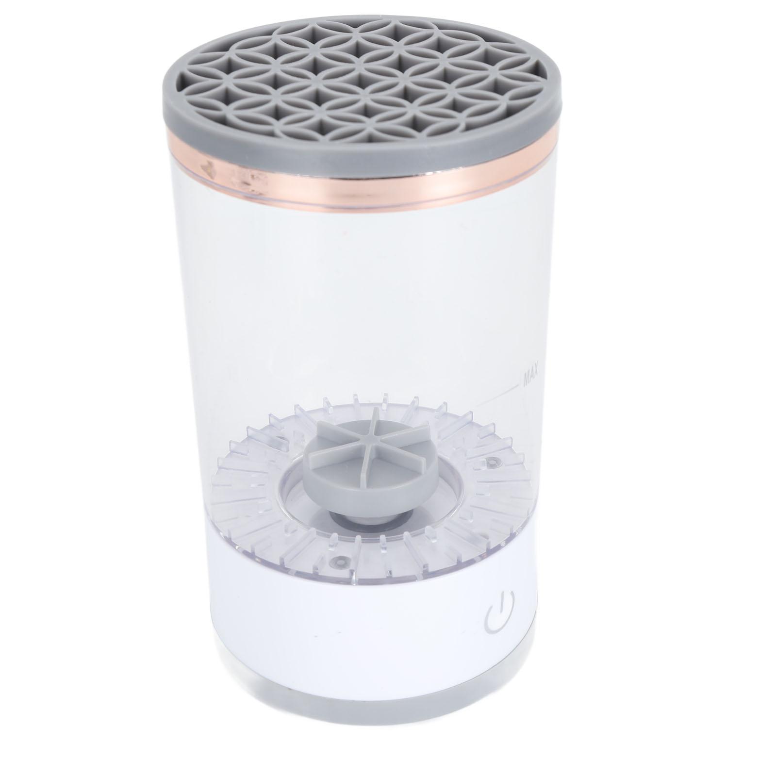 

Беспроводная машинка для чистки кистей для макияжа 7000 об/мин Автоматическое вращение USB Электрическая машинка для чистки косметических кистей белый