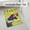 Personalized Crystal Velvet Carpet,Harry Styles Custom Printed Name, Plush Area Rug For Home Indoor Decor