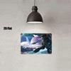 Metal Wall Sign 2D Decorative Plaque for Home Garden Bathroom Kitchen Office Indoor Outdoor Art Decoration