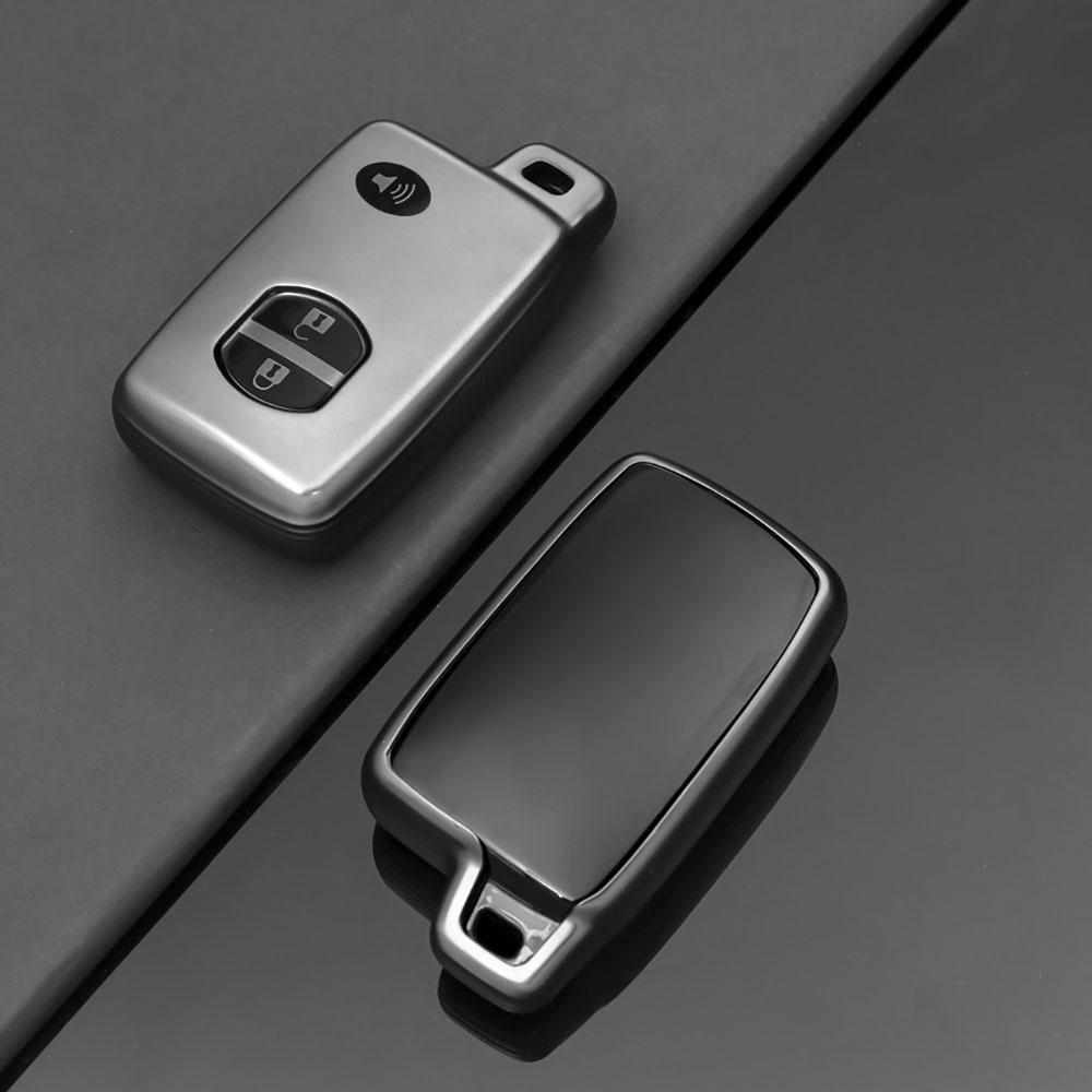 2/3/4 Buttons TPU Car Key Case for Toyota Aqua RAV4 Land Cruiser Camry Prado Corolla Prius Cover Keyless Remote Fob 2013 2014