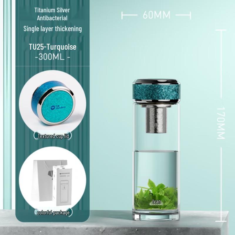 Vientiane Antibacterial Borosilicate Glass Tea Cup
