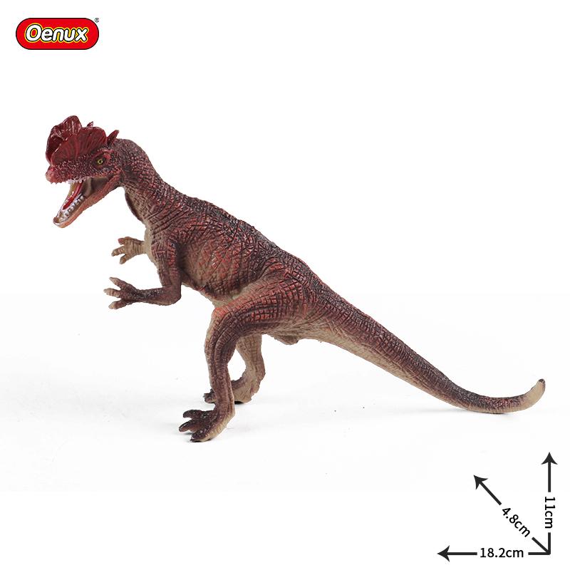 Oenux Jurassic Dinosaurus Indominus Rex Mosasaurus Saichania Dilophosauridae Spinosaurus Modell Actionfigurer Samling Leke for Barn