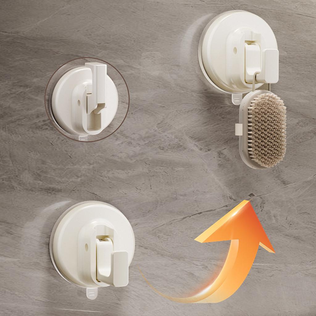 2Pcs Waterproof Suction Cup Hooks Easy To Install No-Drill Suction Hooks Heavy Duty Suction Cup Hooks for Christmas Wreath Decor