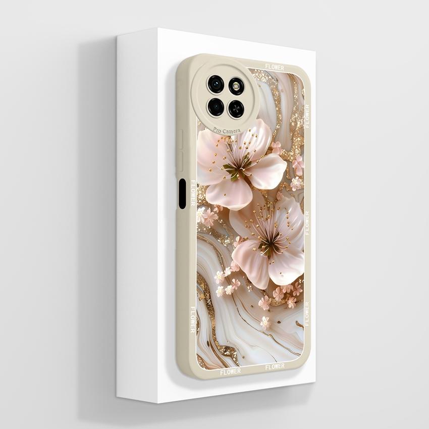 Für itel S23 S24 S25 P55 P65 A70 A80 Liebliches Katzen Handyhülle Kameraschutz Flüssigsilikon Hohe Qualität Anti-Fingerabdruck Hülle Für itel Bumper Capa