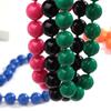 Acrylic Beaded Necklace Colorful Women Necklaces Retro Round Beads Choker  Jewelry Gift