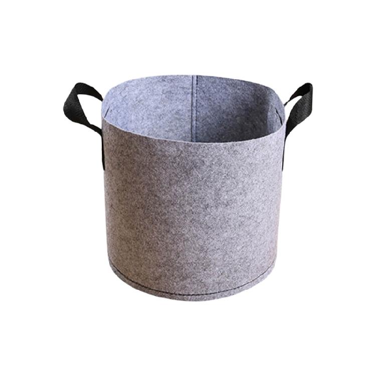 Nonwoven Fabric Grow Bags Garden Plant Pots with Handle Nonwoven Texture Suitable for Growth of Vegetables and Flowers