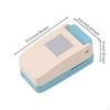 Postage Stamp Punch Handheld Postal Manual Embosser with Square Die for Crafters,