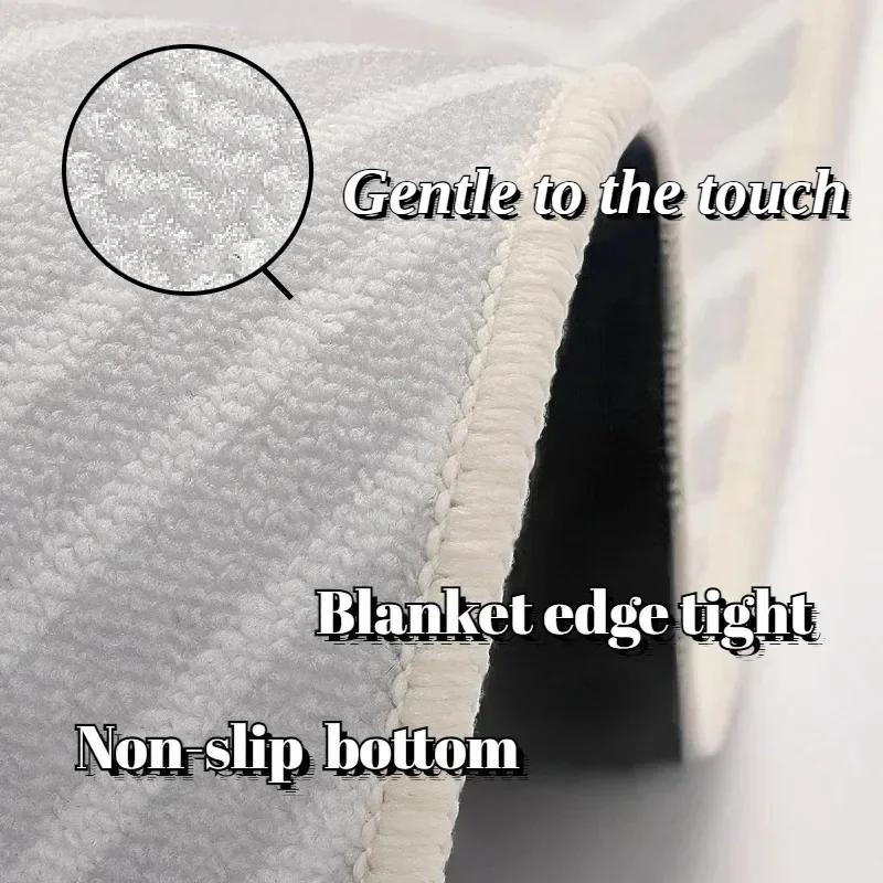 Kreativer Wohnzimmerteppich Abstrakte Kunst Große Fläche Couchtisch Weiche Teppiche Schlafzimmer Neben Garderobe Freizeitbereich Fußmatte Tapis