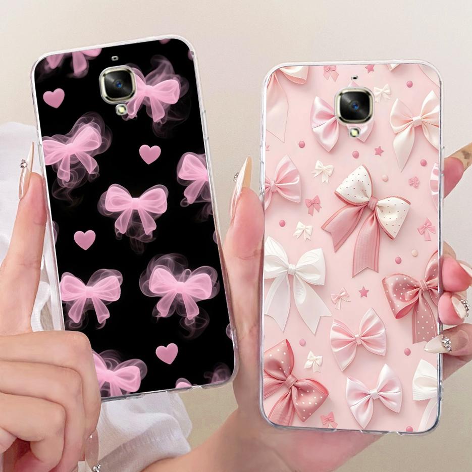 For Oneplus 3 Case A3000 Luxury Butterfly Tree Painted Cover 5.5'' Soft Silicone Phone Case For One plus 3 1+3 Oneplus3 4G Shell