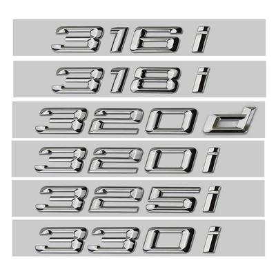 EZED9 3D ABS Car Letters Trunk Badge 316i 318i 320i 325i 328i 330i 335i 330d 320d Emblem Logo Sticker For E46 F30 E90 Accessories