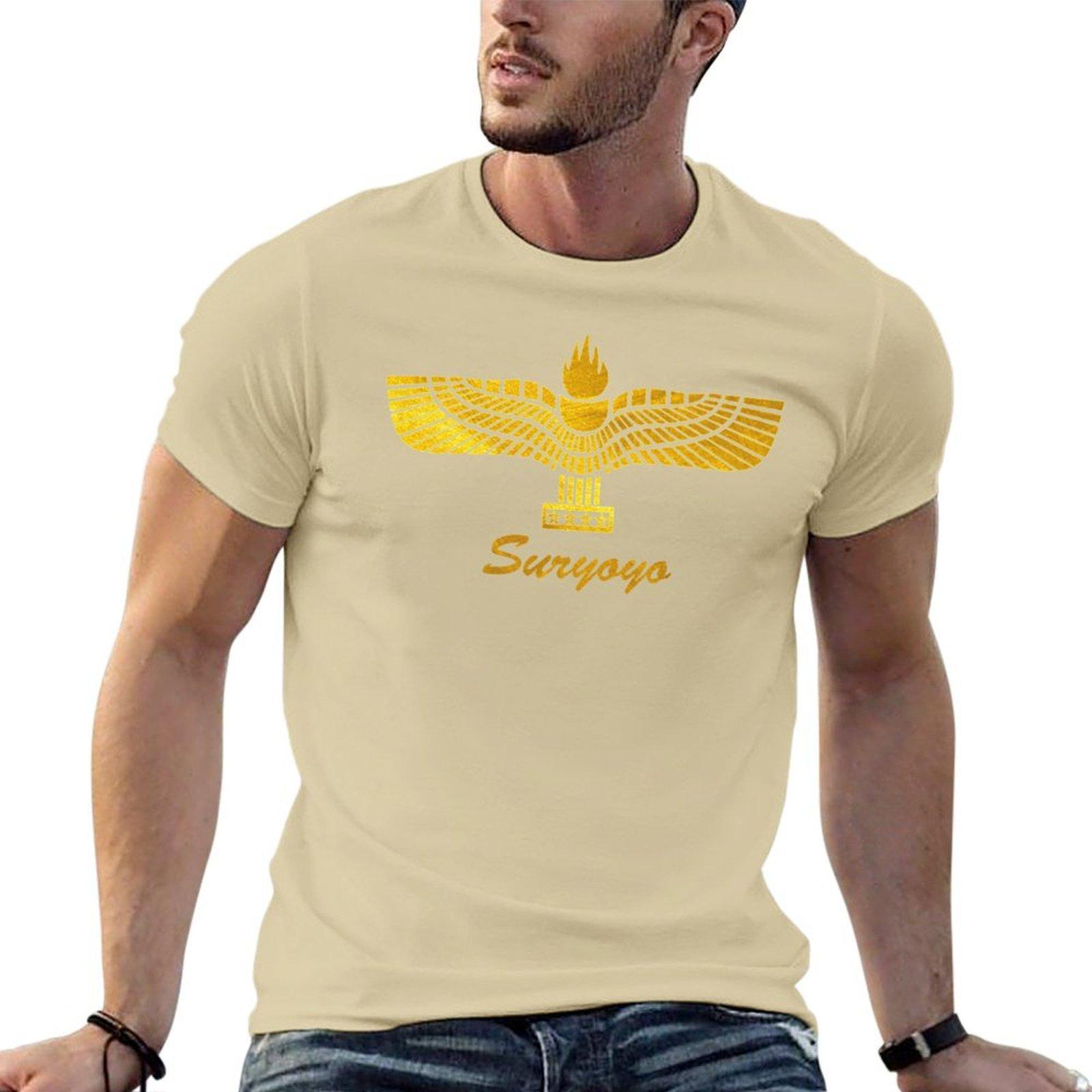 

Suryoyo logo T-Shirt korean fashion vintage compression shirt men L